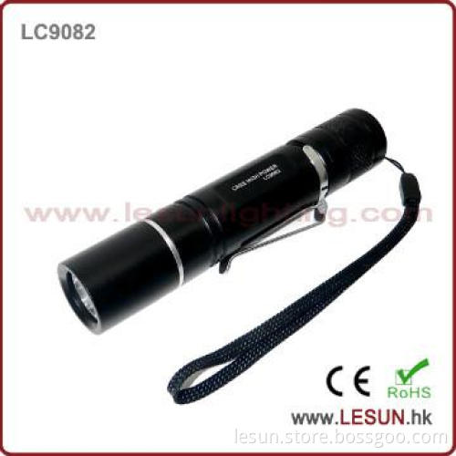 Aluminum Cree bead unique portable led flash lights LC9082